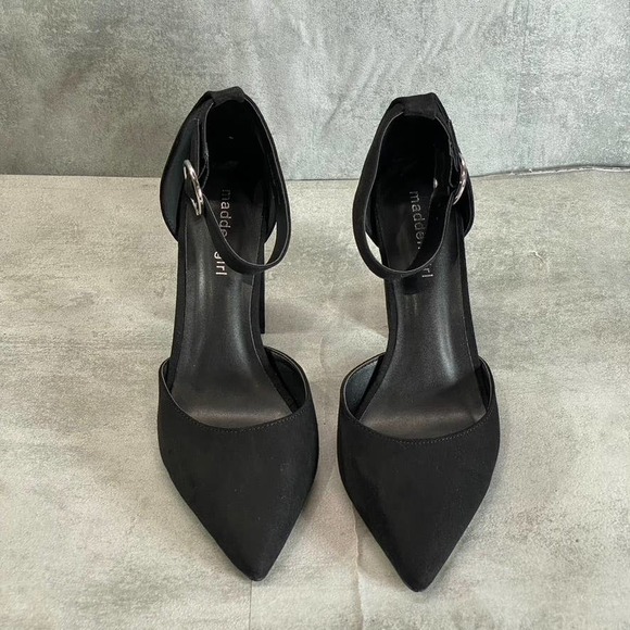 Madden Girl Shoes Madden Girl Womens Black Micro Suede Saxon